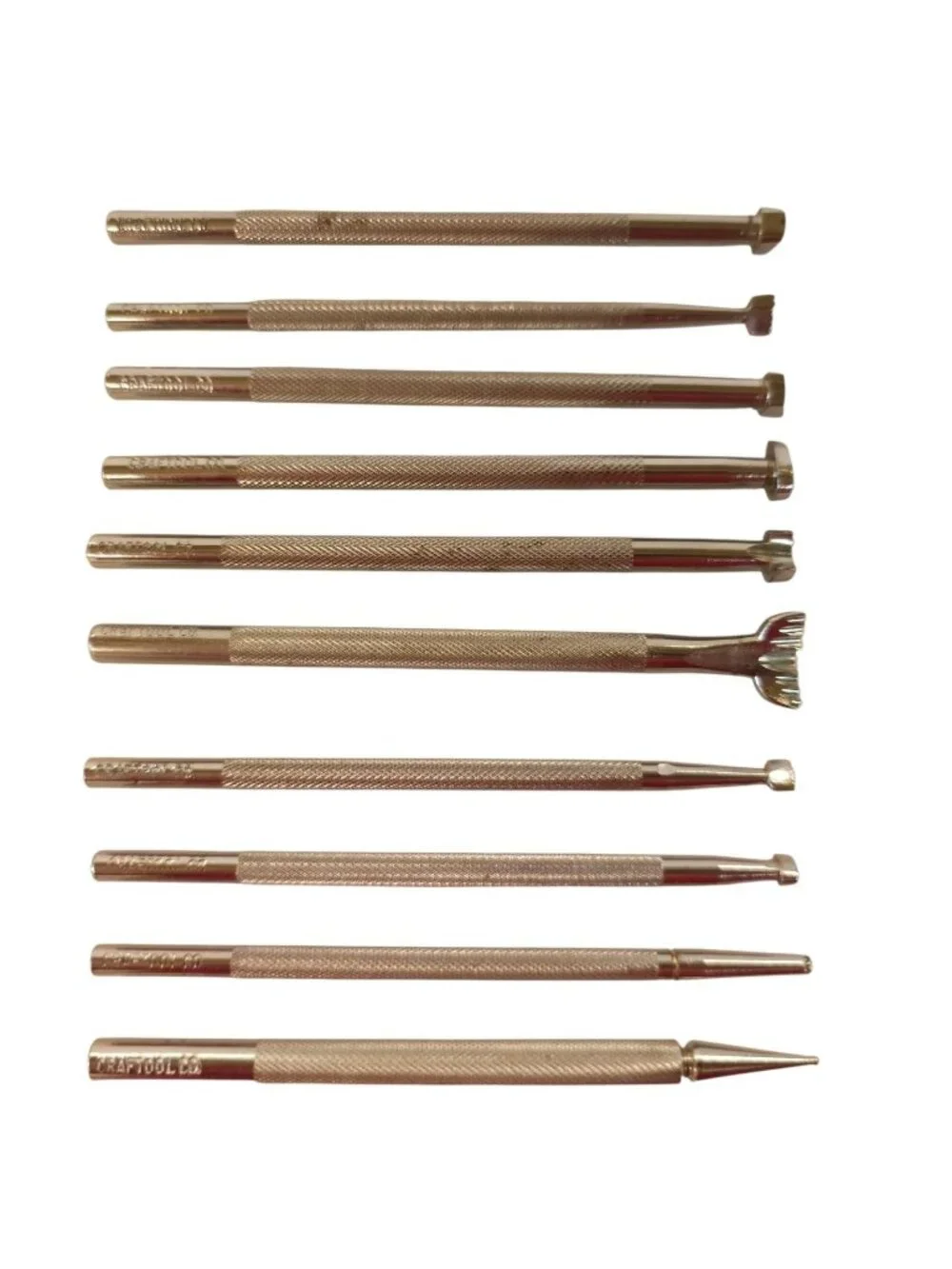Craftool Co Leather Stamping Tools Leathercraft Stamp Punches Lot Of 10